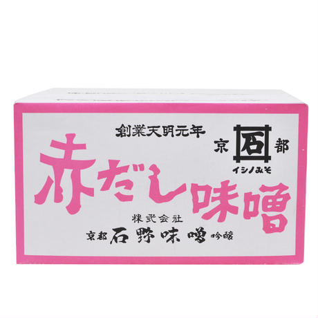 石野味噌 赤だし味噌 2kg 箱入 